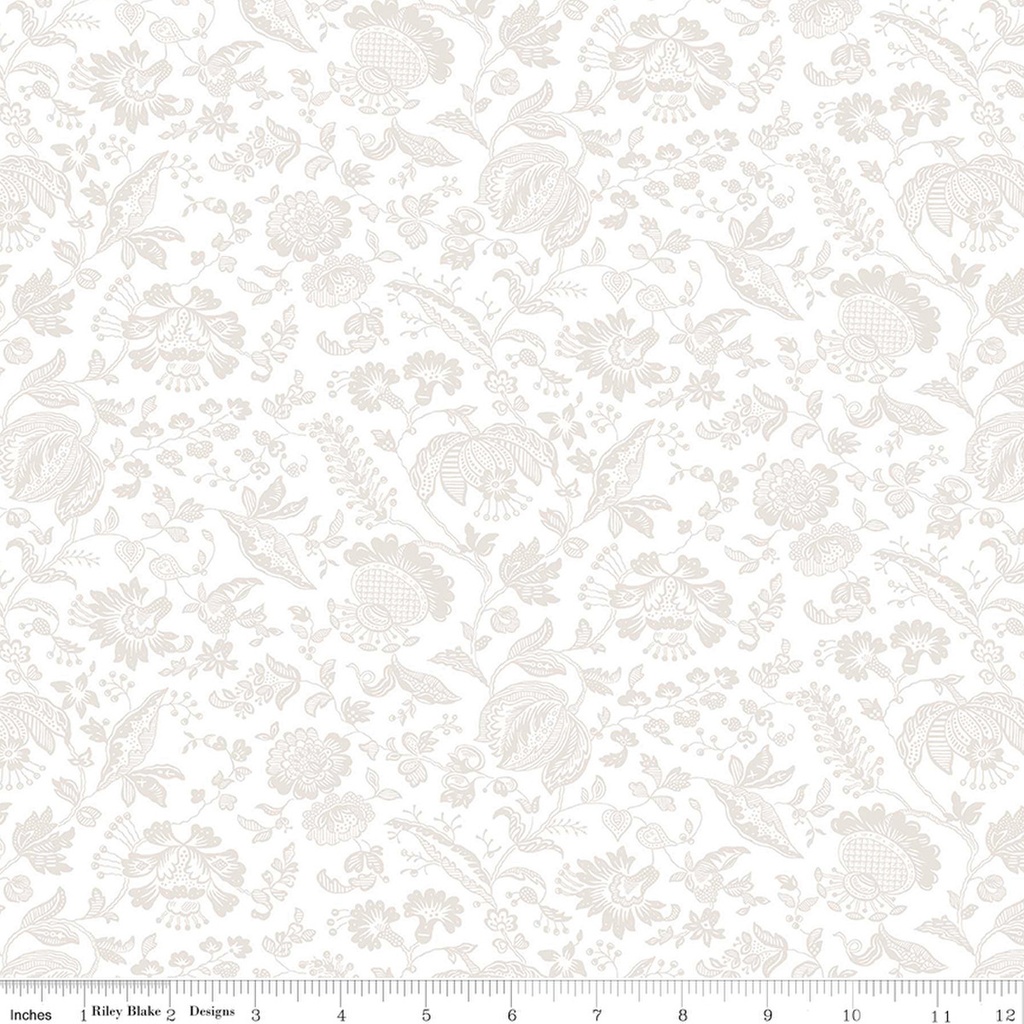 Lasenby Silhouette Victoria Lace Floral Cream