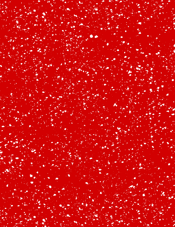 Snow All Over Red