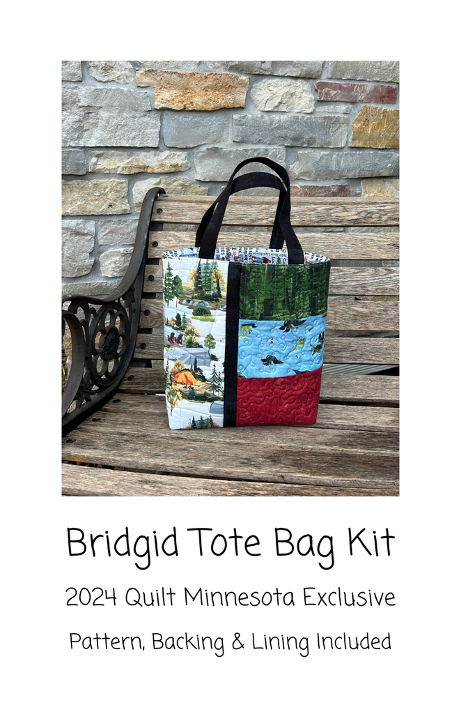 Bridgid Tote Quilt MN Kit, Includes pattern