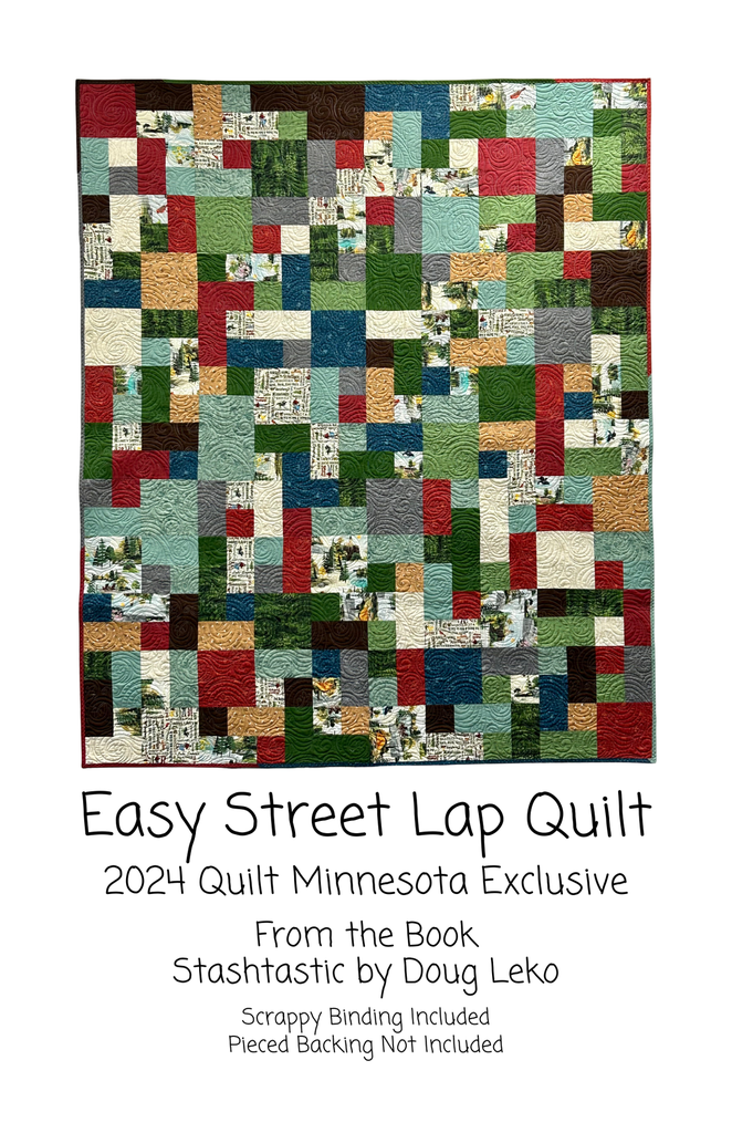 Easy Street Lap Kit, 60.5" x 72.5" Incl binding, From Stashtastic p61