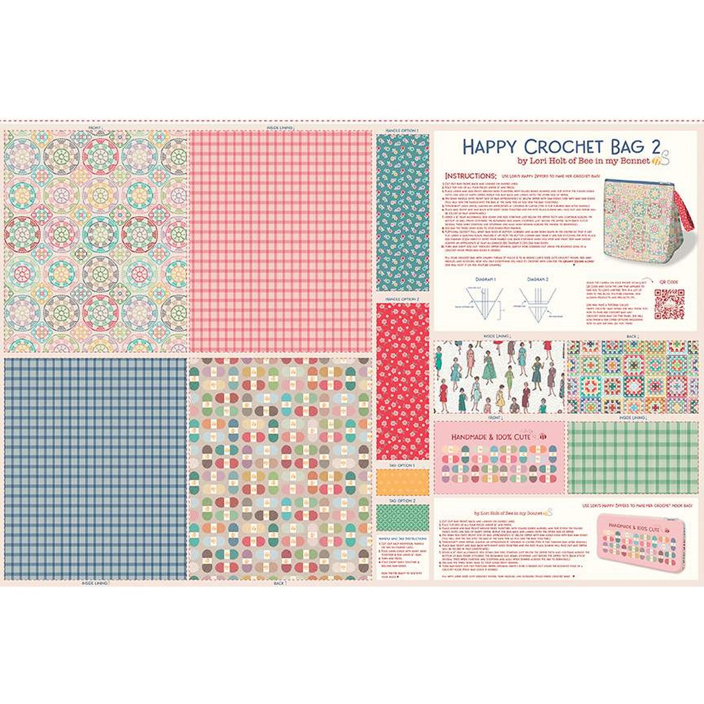 Chunky Thread Home Décor Happy Crochet & Crochet Hook Bags Panel