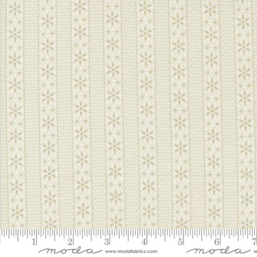 Snow Taupe Crystal Stripe