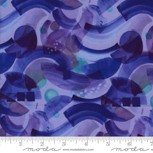 Purple Abstract Waves