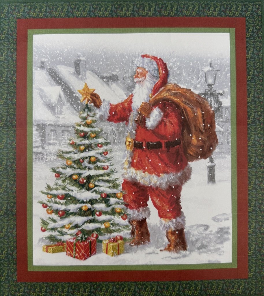 Santa's Tree Panel Kit, 48" x 54" Includes pattern & binding