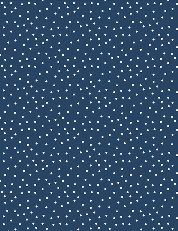 Polka Dots Navy