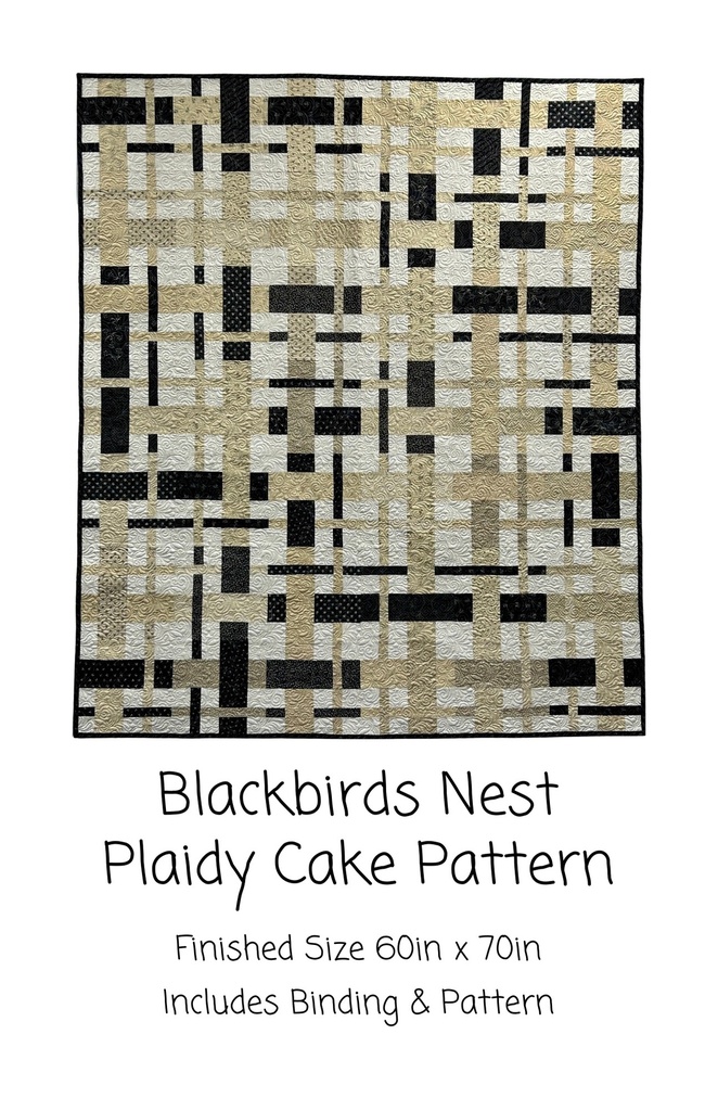 Plaidy Cake Kit, 60" x 70" Includes pattern & binding