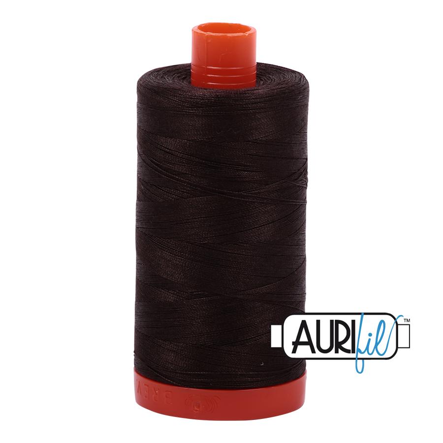 Aurifil 1422yds Very Dark Bark