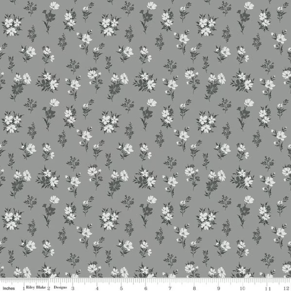 Floral Sage Gray