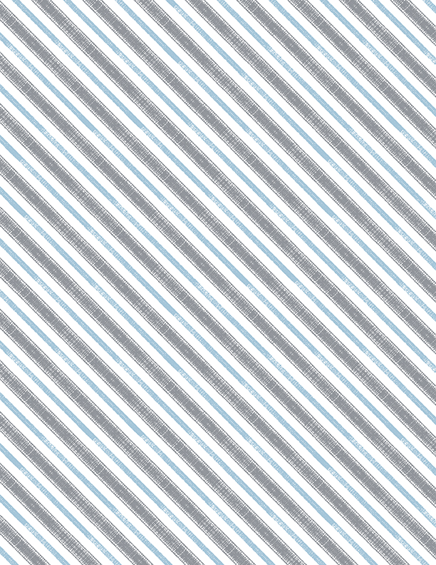 Diagonal Stripe White