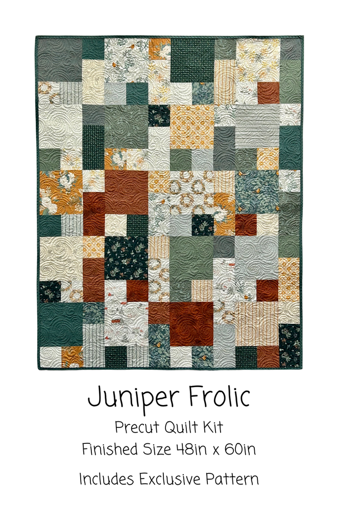 Juniper Frolic Kit, 48 x 60, Includes Pattern