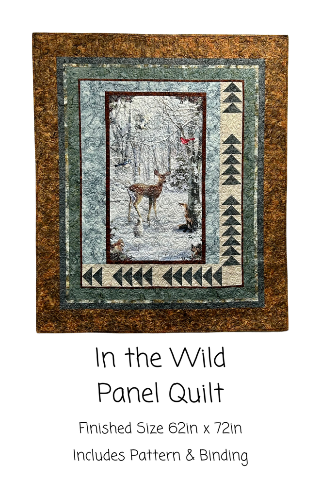 In The Wild Kit, Pattern and Binding Included, 62 x 72