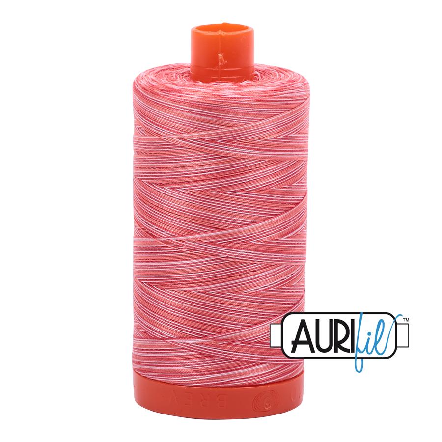 Aurifil 1422yds Variegated Spotted Pinks