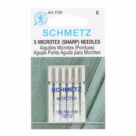 Needles Schmetz Microtex 70/10