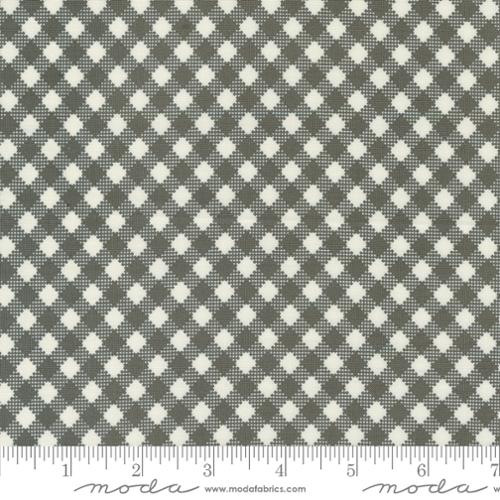 Charcoal Bias Gingham