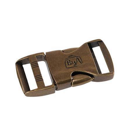 Side Release Buckle 1in Antique Brass 1pc