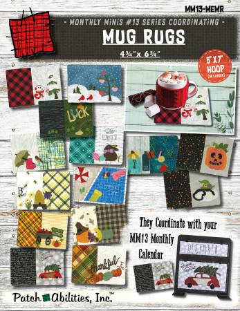 Mug Rugs Calendar Series Coordinates