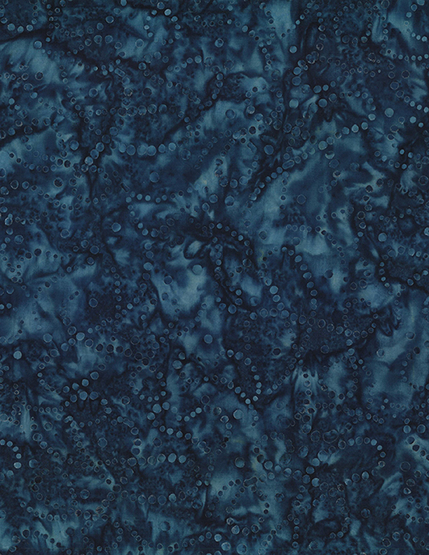 Swirly Dots Midnight Blue