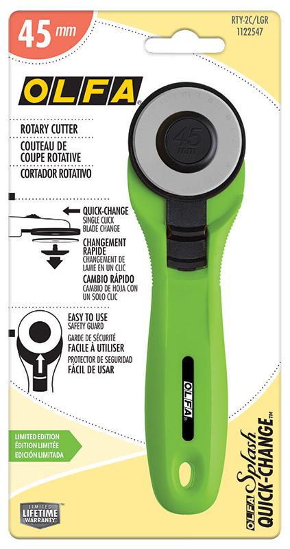 RTY-2/C 45MM Rotary Cutter Lime Green