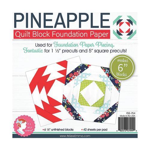 6" Pineapple Foundation Paper