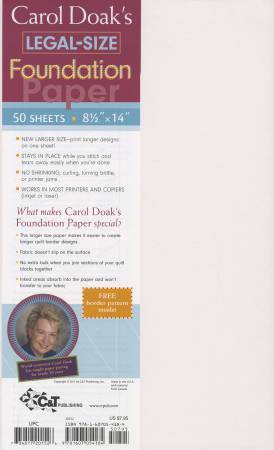 Carol Doak's Foundation Paper