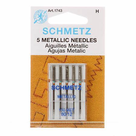 Needles Schmetz Metallic 80/12