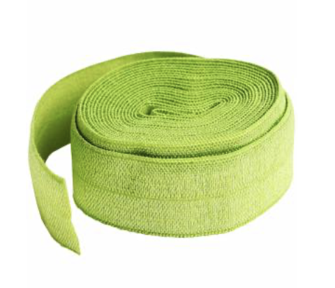 Fold-over Elastic 3/4in x 2yd Apple Green