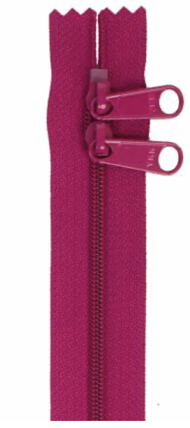 Handbag Zipper 30in Double-Slide - Wild Plum