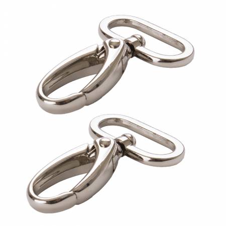 Swivel Hook 1in Nickel Set of Two