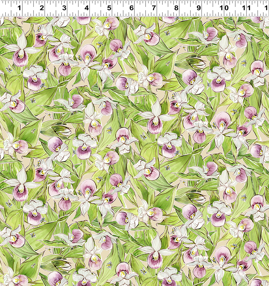 Digital Lady's Slippers Lt Taupe
