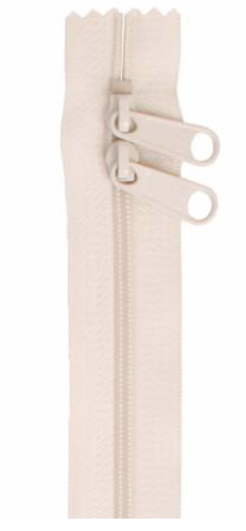 Handbag Zipper 30in Ivory