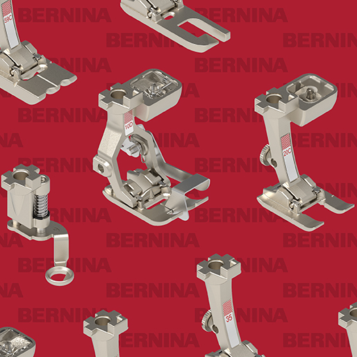 Bernina Sewing Feet Red