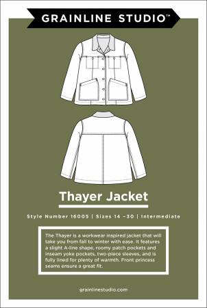 Thayer Jacket Sizes 14-30