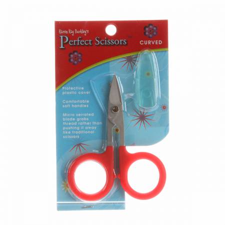 Perfect Scissors Curved Karen Kay Buckley 3-3/4inch Red