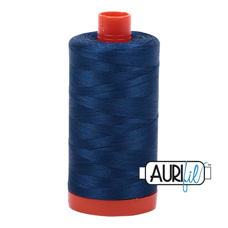 Aurifil 1422yds Med Blue Delft