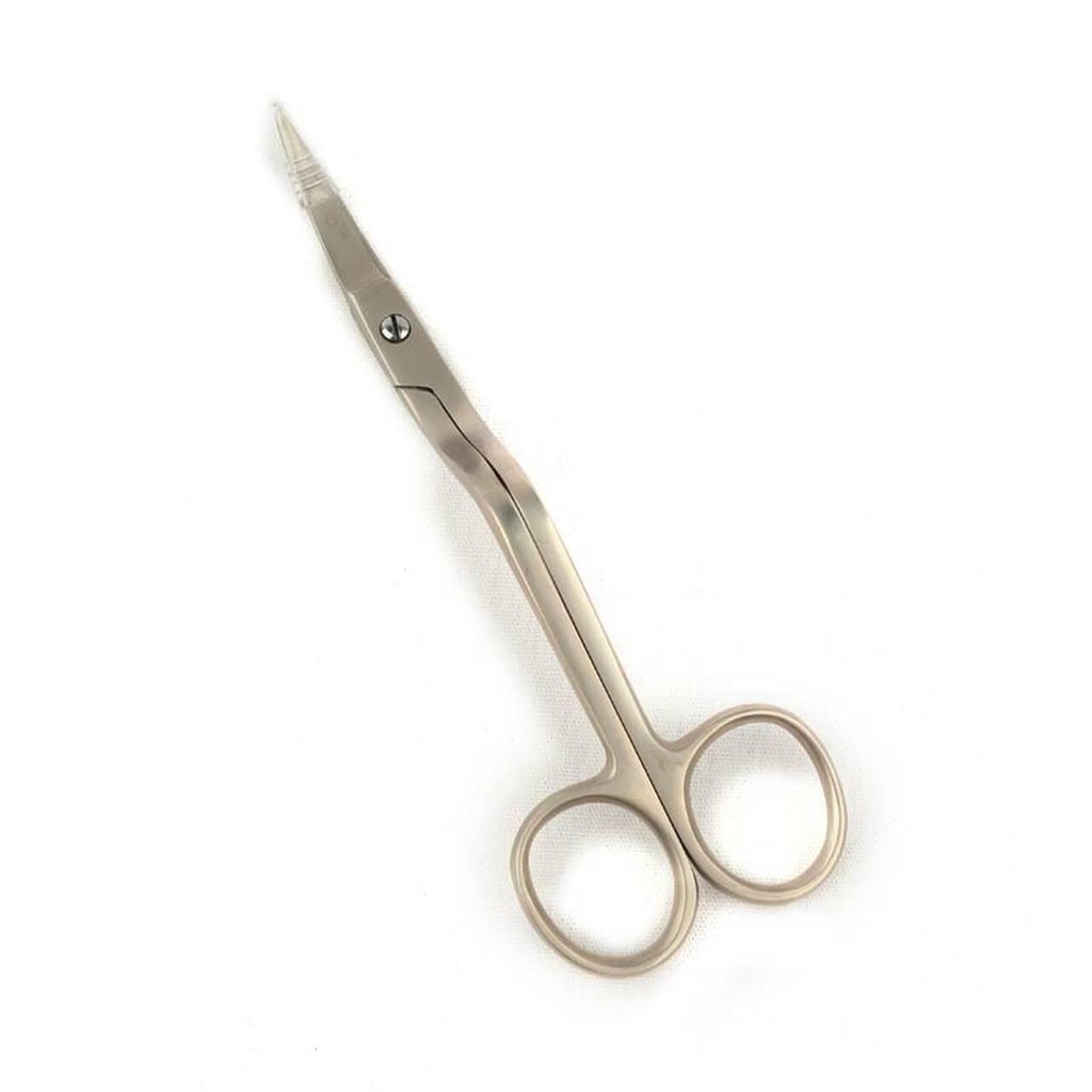 Curved Machine Emb Scissor 6in