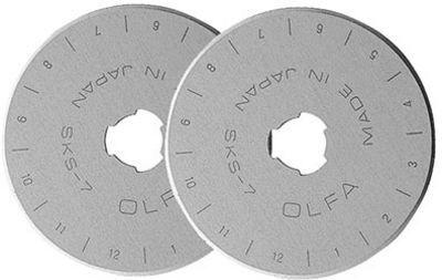 Olfa Replacement Rotary Blade 45mm 2 pk