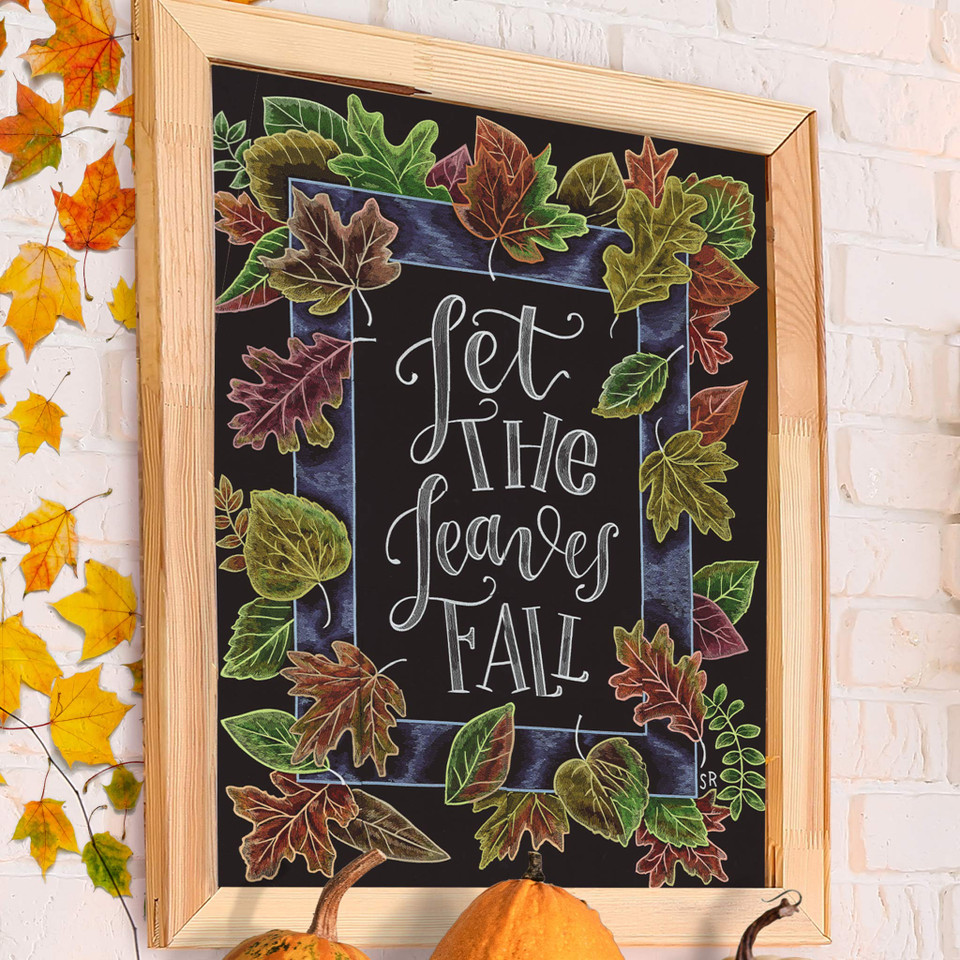 Let the Leaves Fall Tiling Scene USB