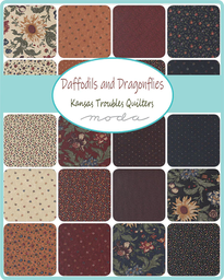 Sale Room / Daffodils & Dragonflies by Kansas Troubles for Moda