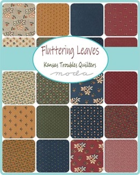 Fabrics / Fluttering Leaves by Kansas Troubles Quilters for Moda