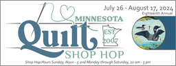 Fabrics / Quilt Minnesota Shop Hop 2024 Fabric by Clothworks PREORDER for July 26, 2024