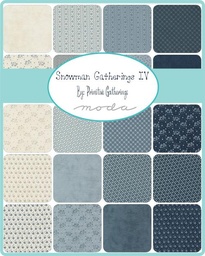 Fabrics / Snowman Gatherings IV by Primitive Gatherings for Moda