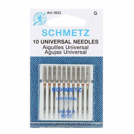 [1833] Schmetz Universal 10pk sz12/80
