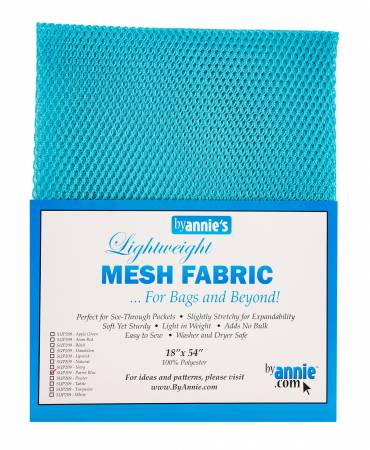 [SUP209-PBLU] Lightweight Mesh Fabric Parrot Blue 18x54in