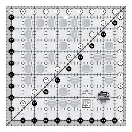 [CGR10] Creative Grids 10-1/2 Ruler