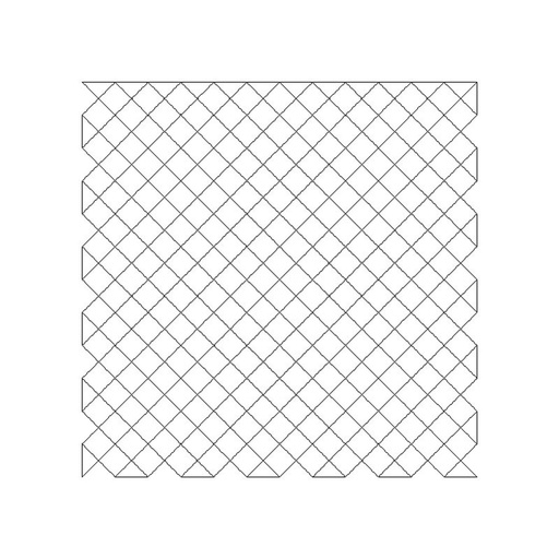 [80218] Geo Crosshatch Quilting