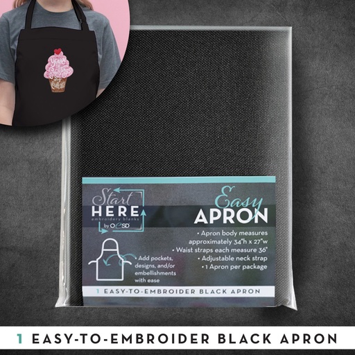 [OESD83427B] OESD Easy Apron Black