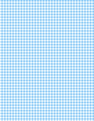 [39161-141] Mini Gingham White/Baby Blue
