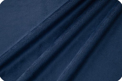 [C390-NAVY] Navy Solid Cuddle 3 Extra Wide 90"