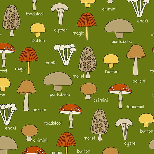 [A-661-G] Green Mushrooms
