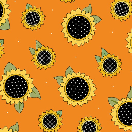 [A-660-O] Orange Sunflower